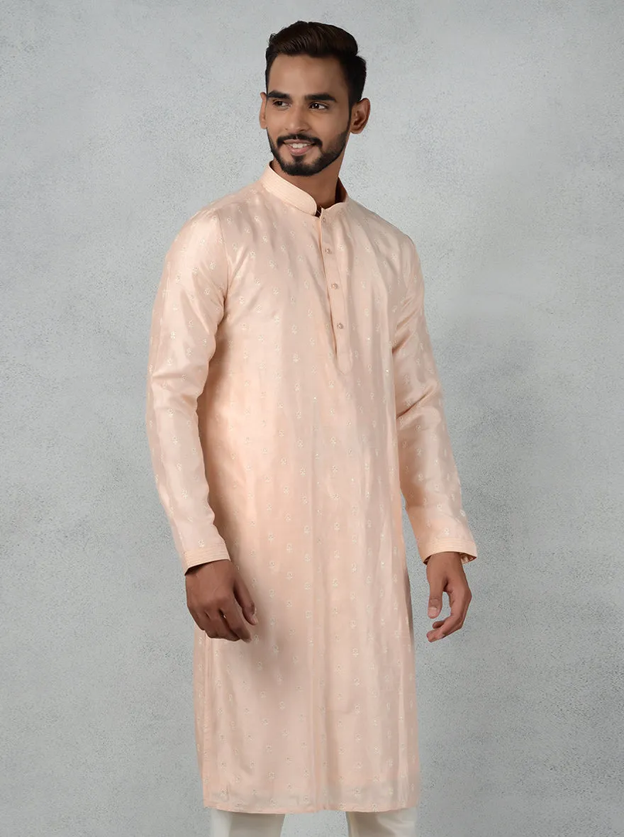Peach Kurta Set | Azania