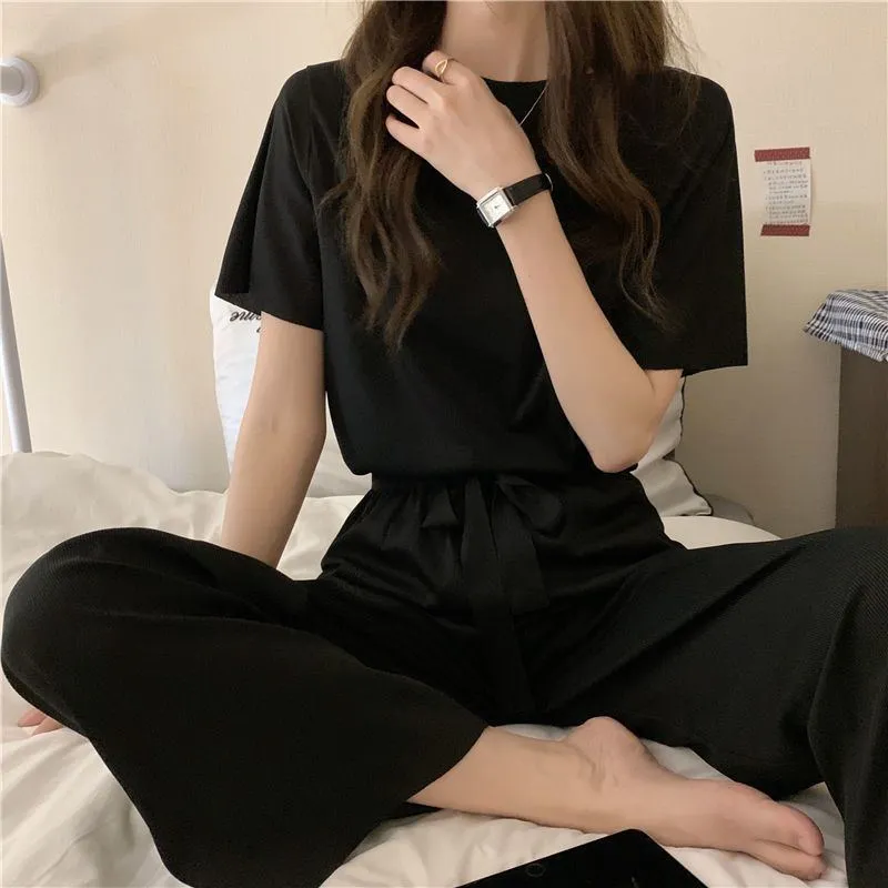 Pijamas Two Pieces Set Home Wear Nightwear