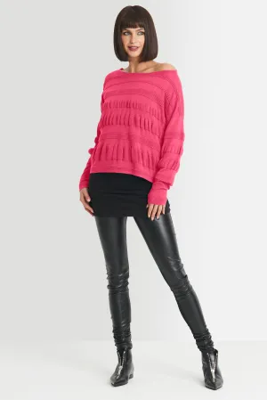 Pima Cotton Pucker Up Crewneck Sweater
