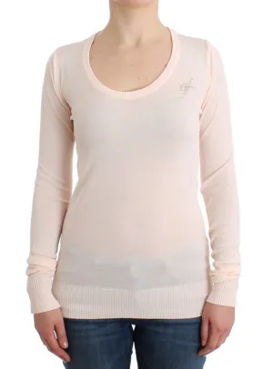 Pink Crewneck Sweater Pullover