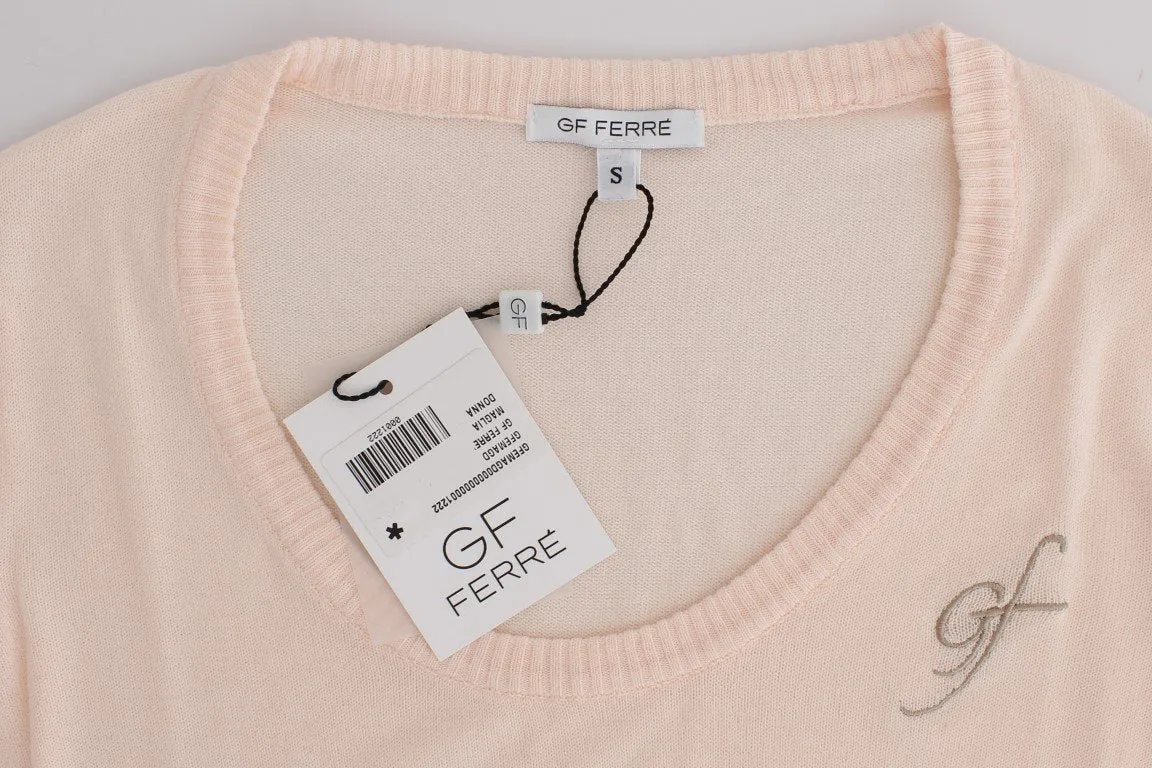 Pink Crewneck Sweater Pullover