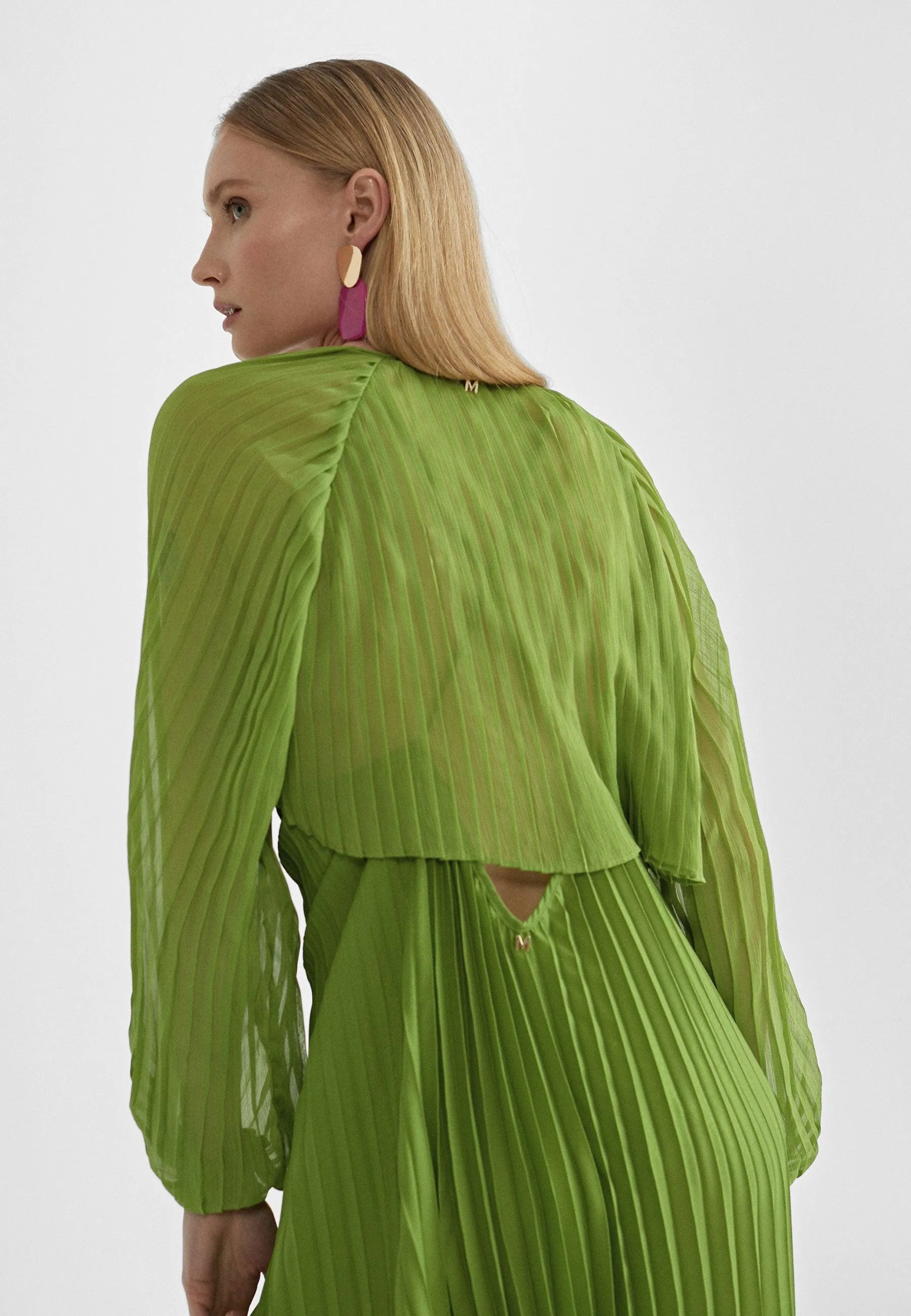 Pleated bolero