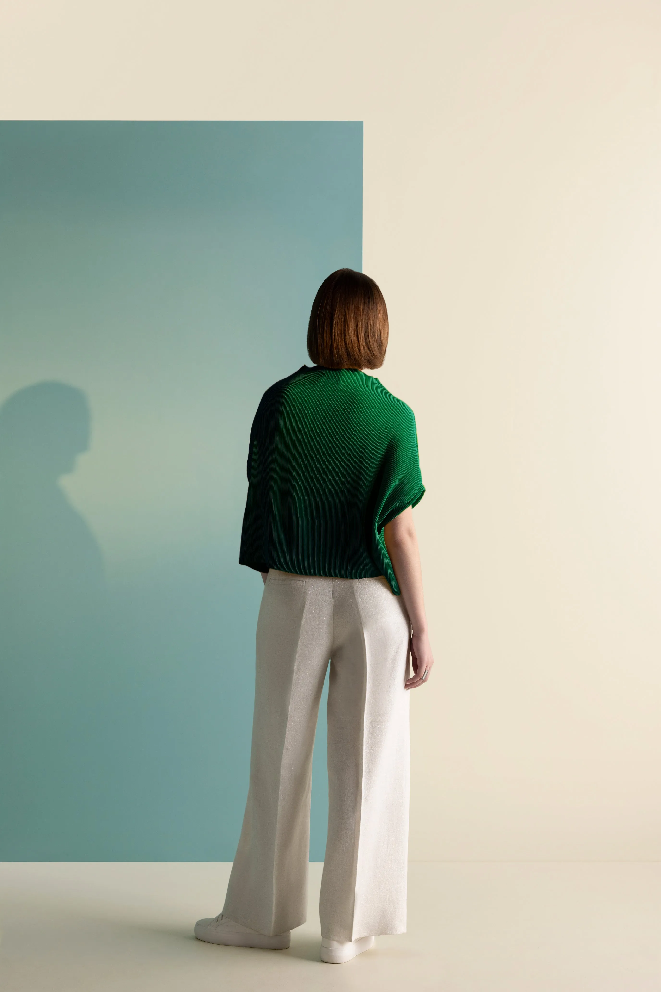 Pleated Box Top
