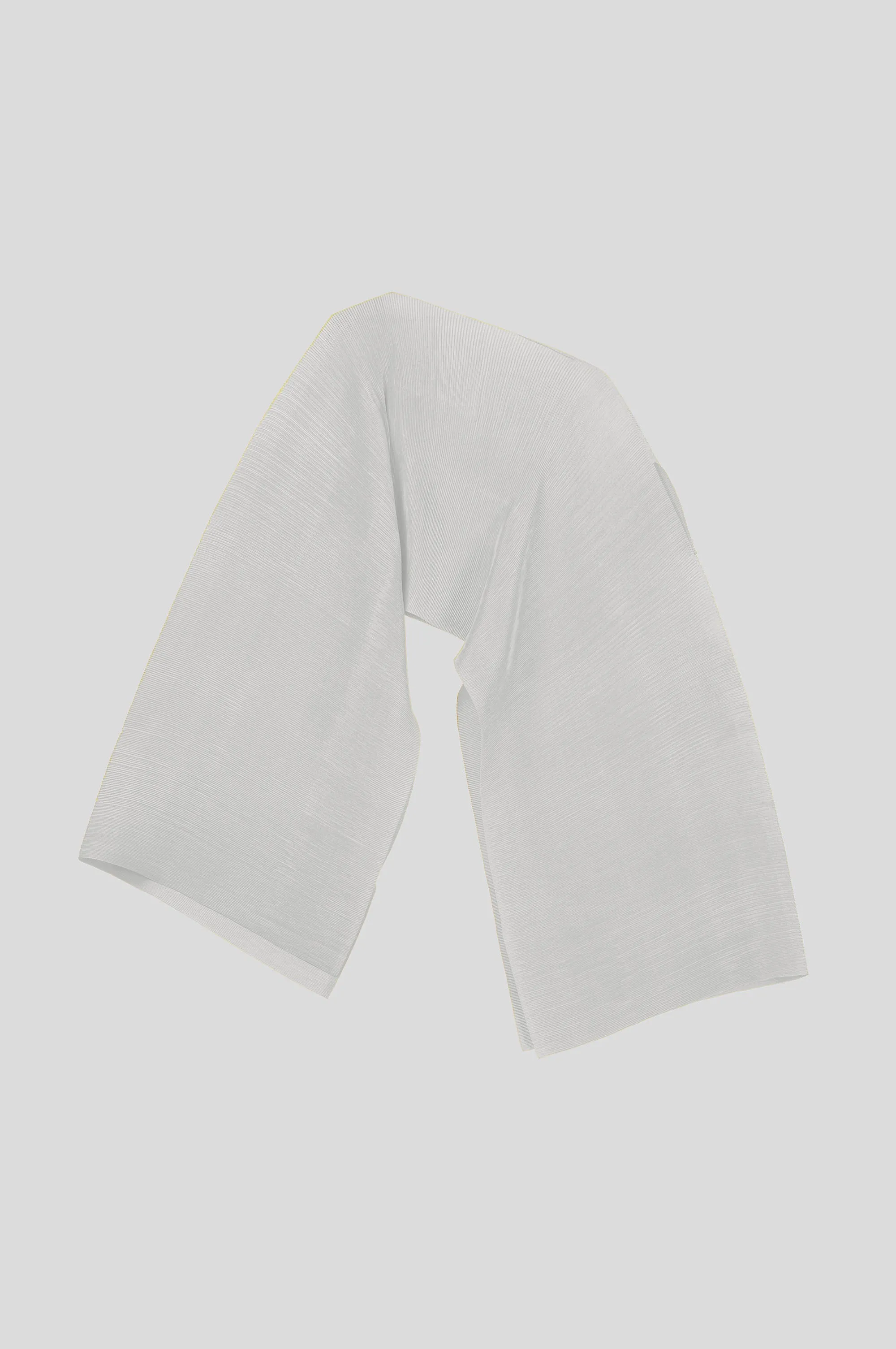 Pleated Long Poncho