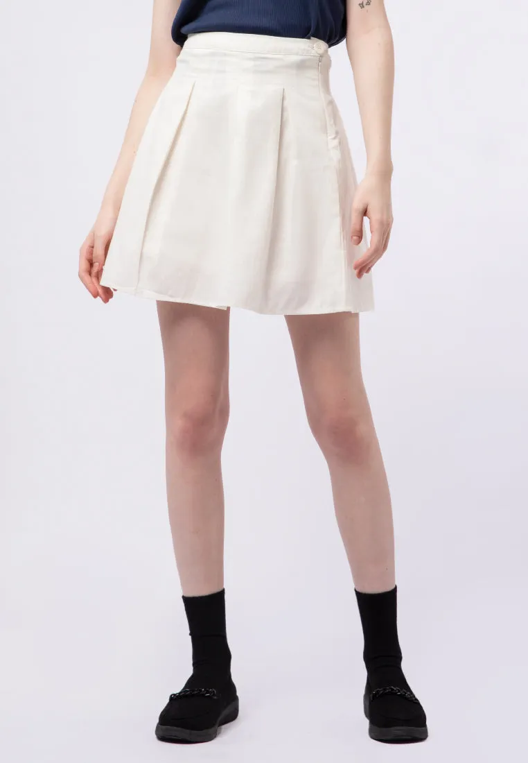 Pleated Mini Skirt