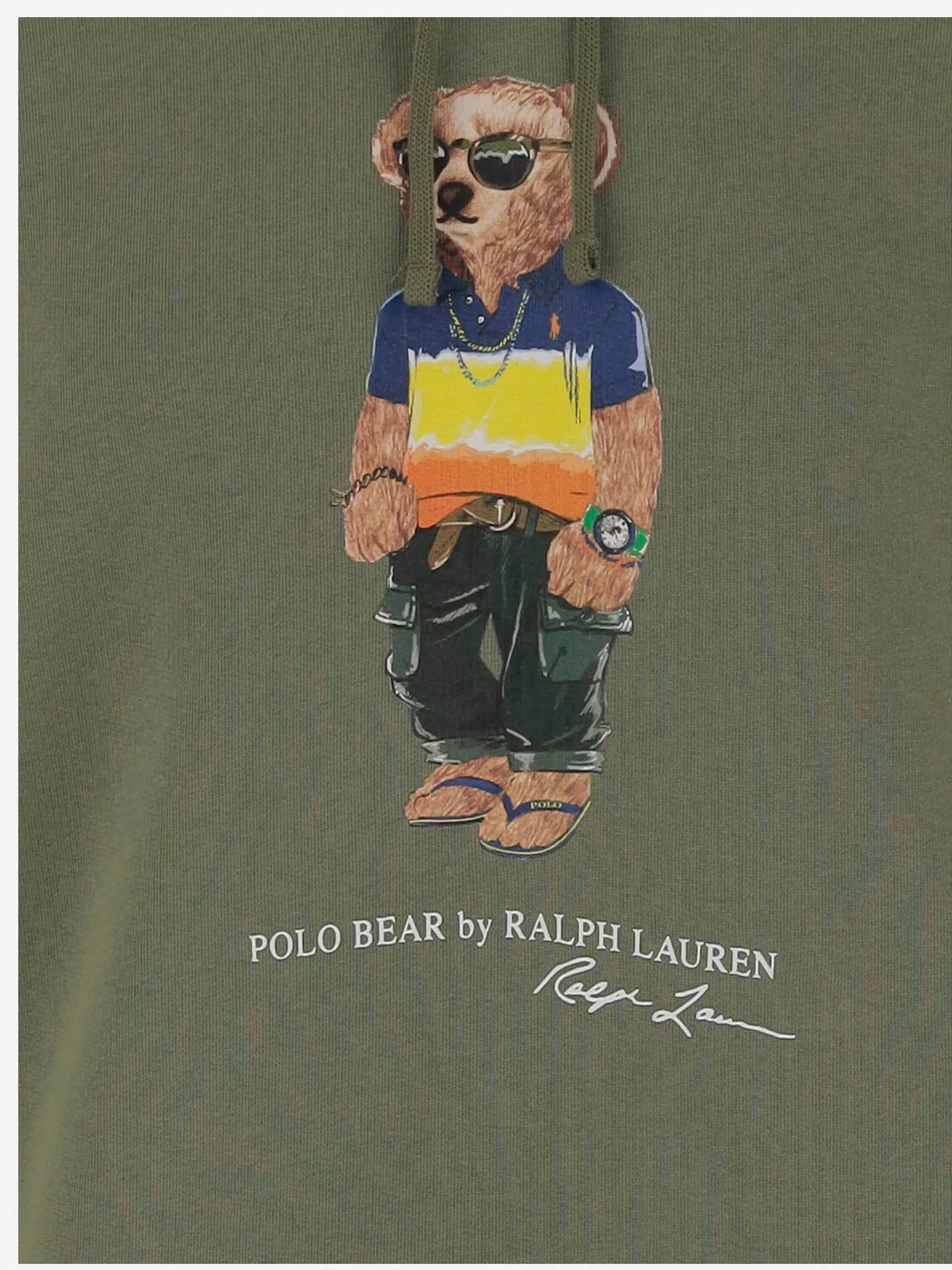 Polo Ralph Lauren Cotton Blend Sweatshirt med Polo Bear Print