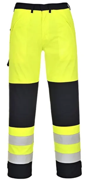 Portwest Hi Vis Class 2 Flame Retardent ARC Multinorm Trousers FRAS - FR62