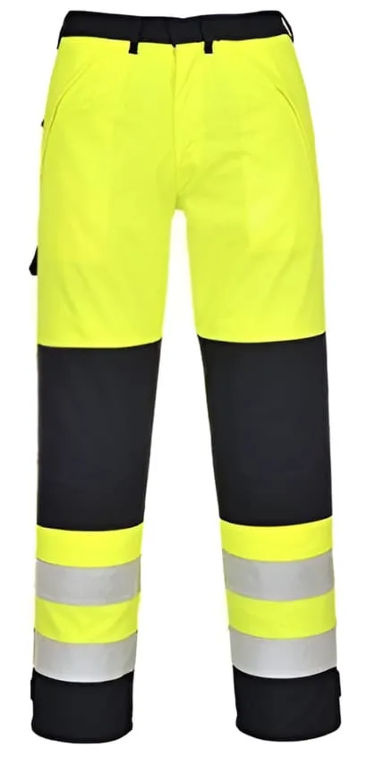 Portwest Hi Vis Class 2 Flame Retardent ARC Multinorm Trousers FRAS - FR62