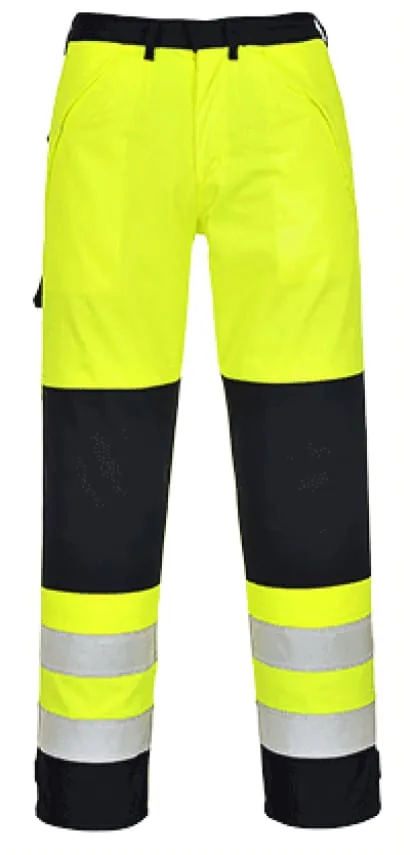 Portwest Hi Vis Class 2 Flame Retardent ARC Multinorm Trousers FRAS - FR62