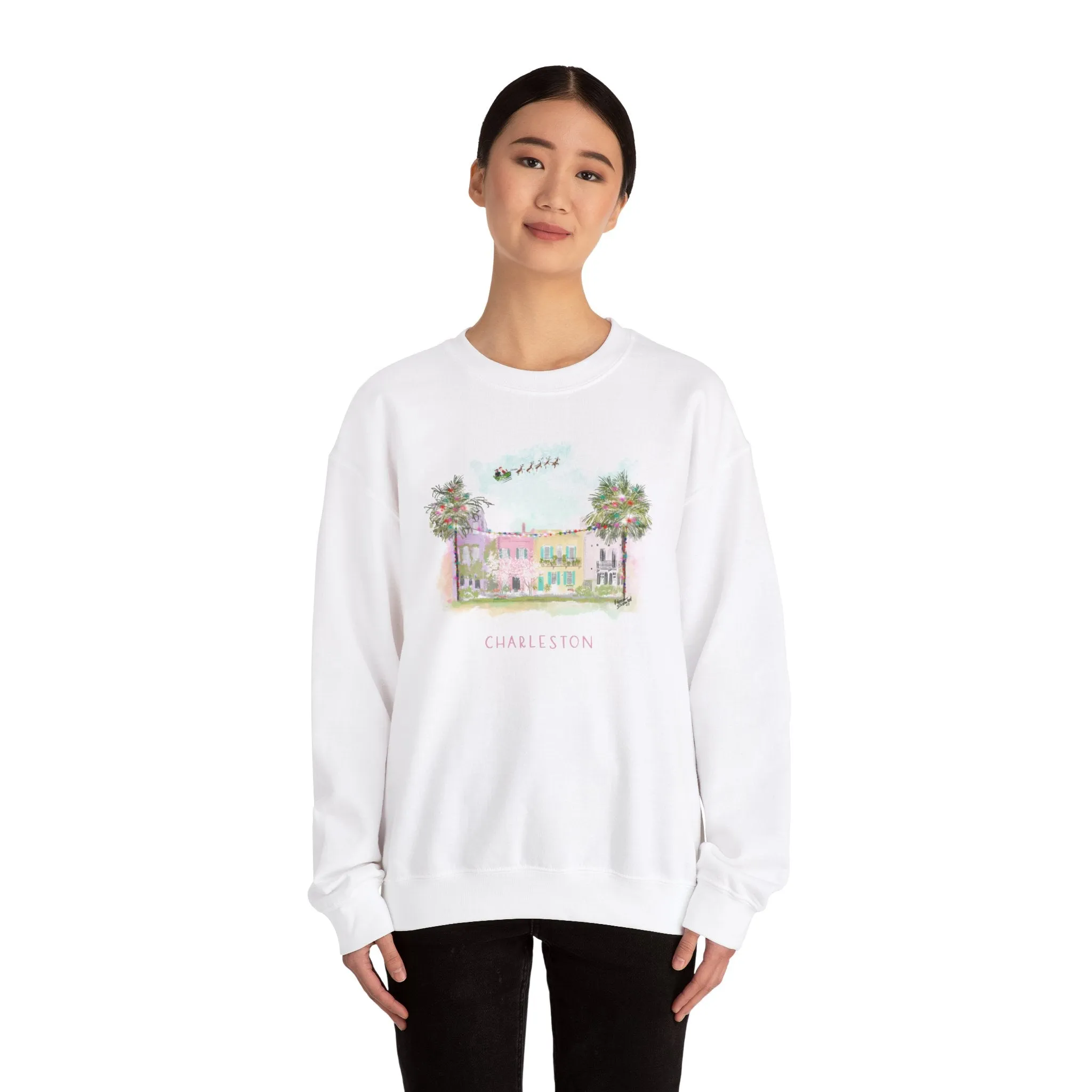 RAINBOW ROW CHRISTMAS - Crewneck