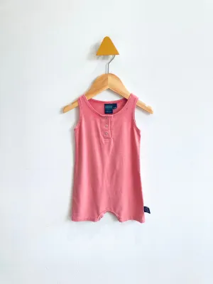 REALLY LOVED Henley Romper // 4-6M