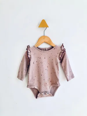 REALLY LOVED Moon & Stars Onesie // 6-12M