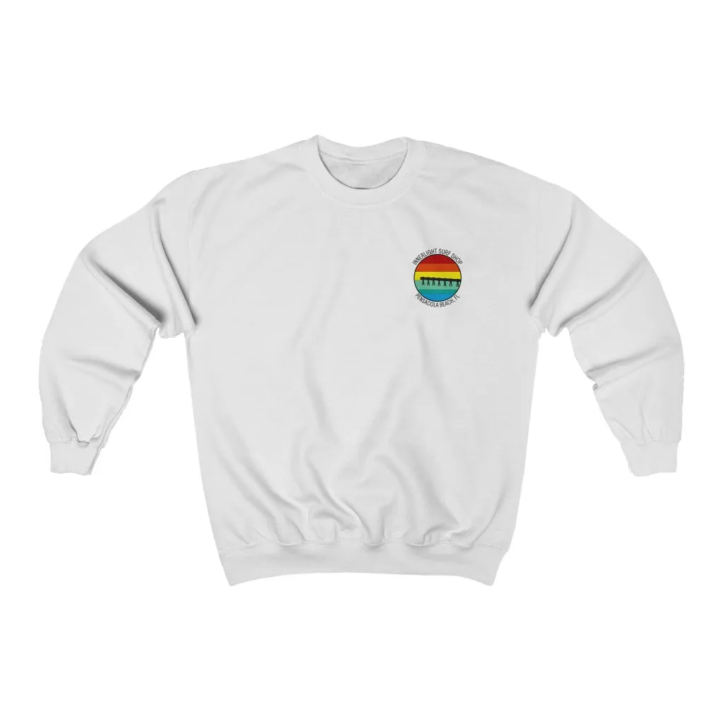 Retro Pier Unisex Crewneck Sweatshirt