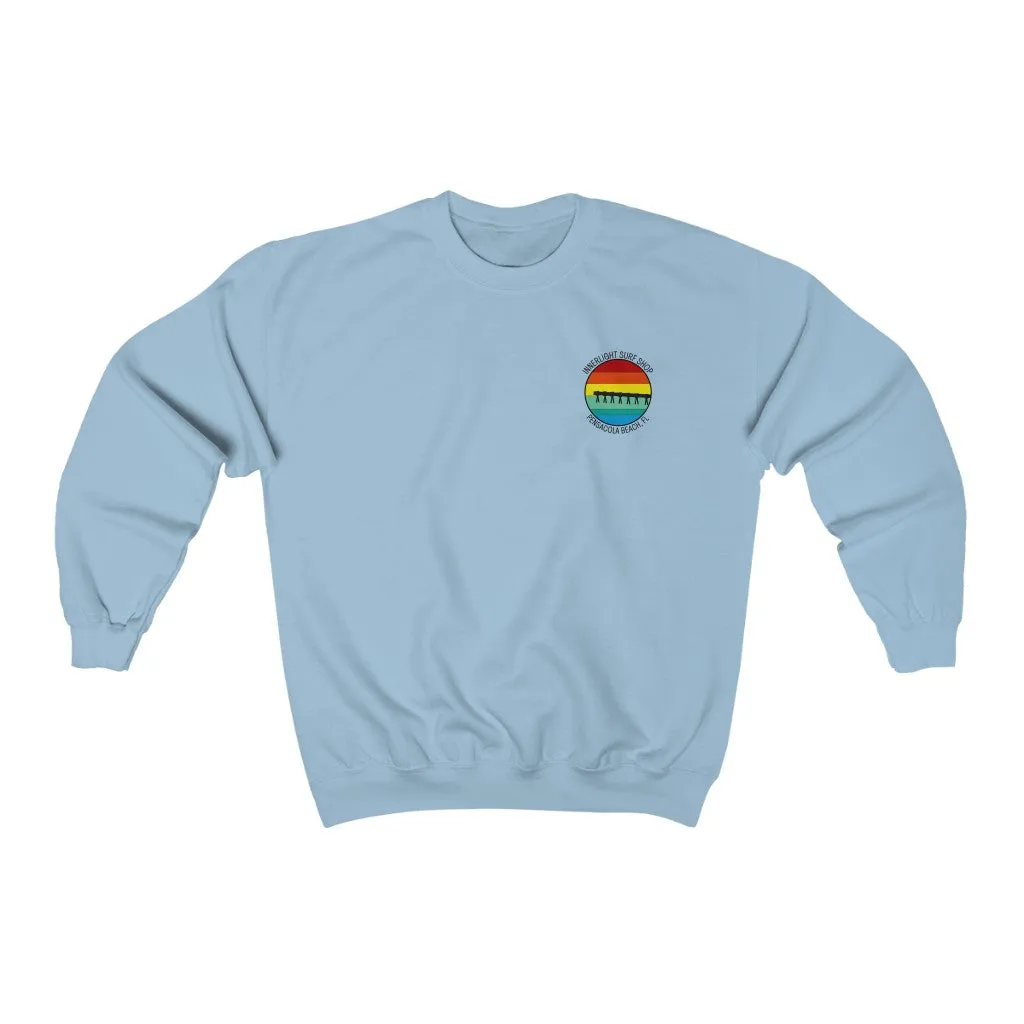 Retro Pier Unisex Crewneck Sweatshirt