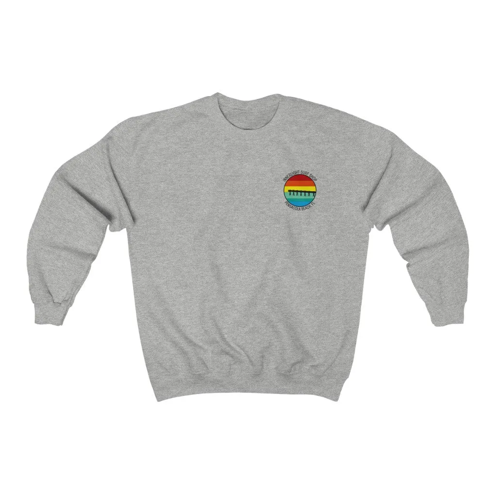 Retro Pier Unisex Crewneck Sweatshirt