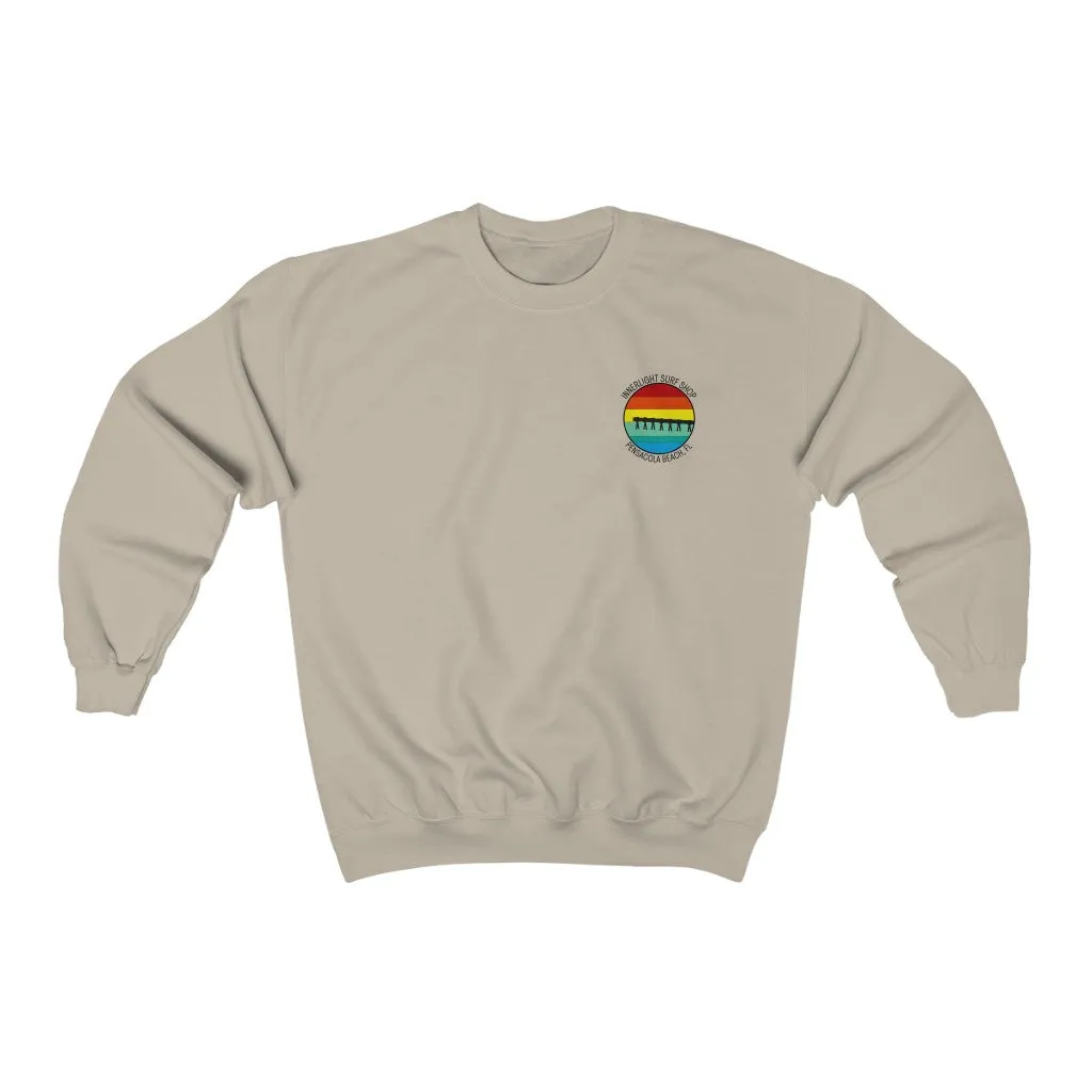 Retro Pier Unisex Crewneck Sweatshirt