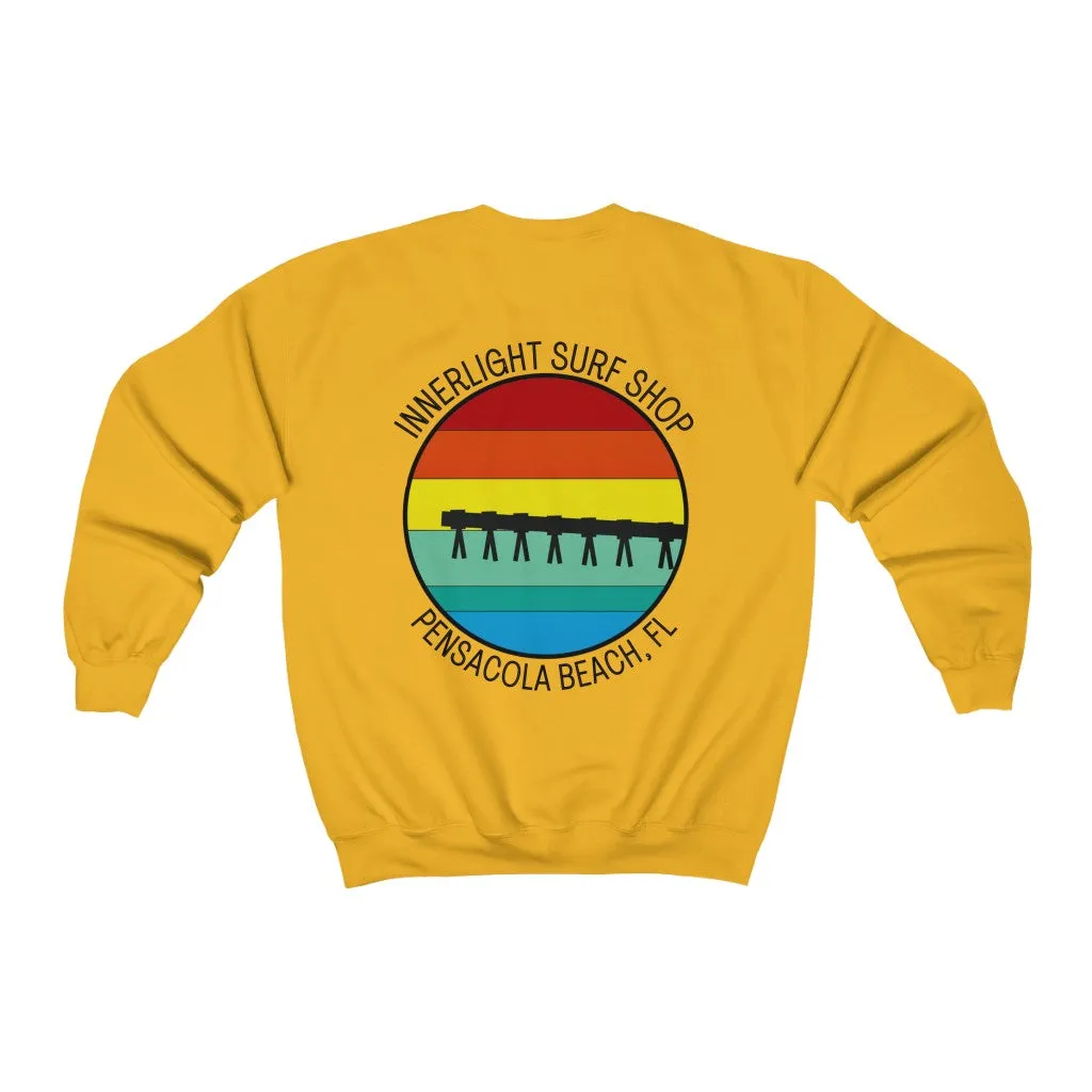 Retro Pier Unisex Crewneck Sweatshirt