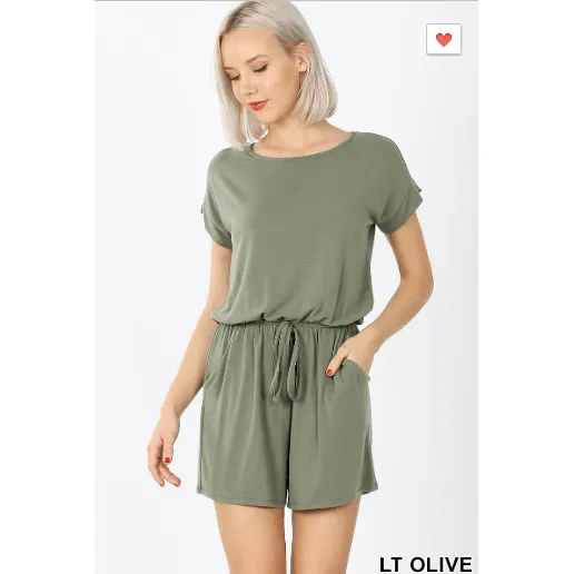 Romper with pockets