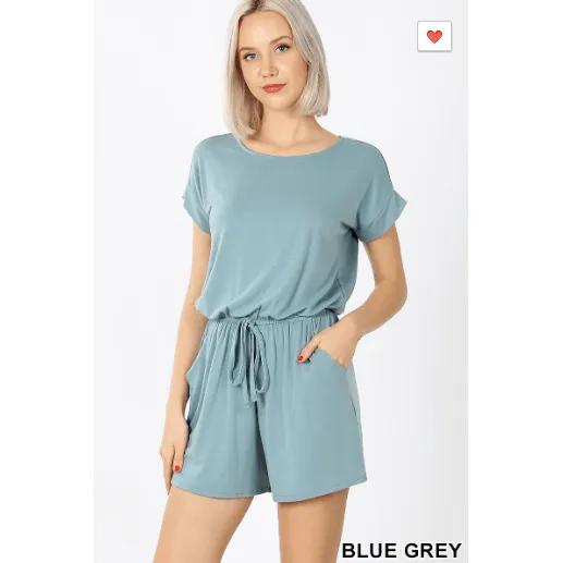 Romper with pockets