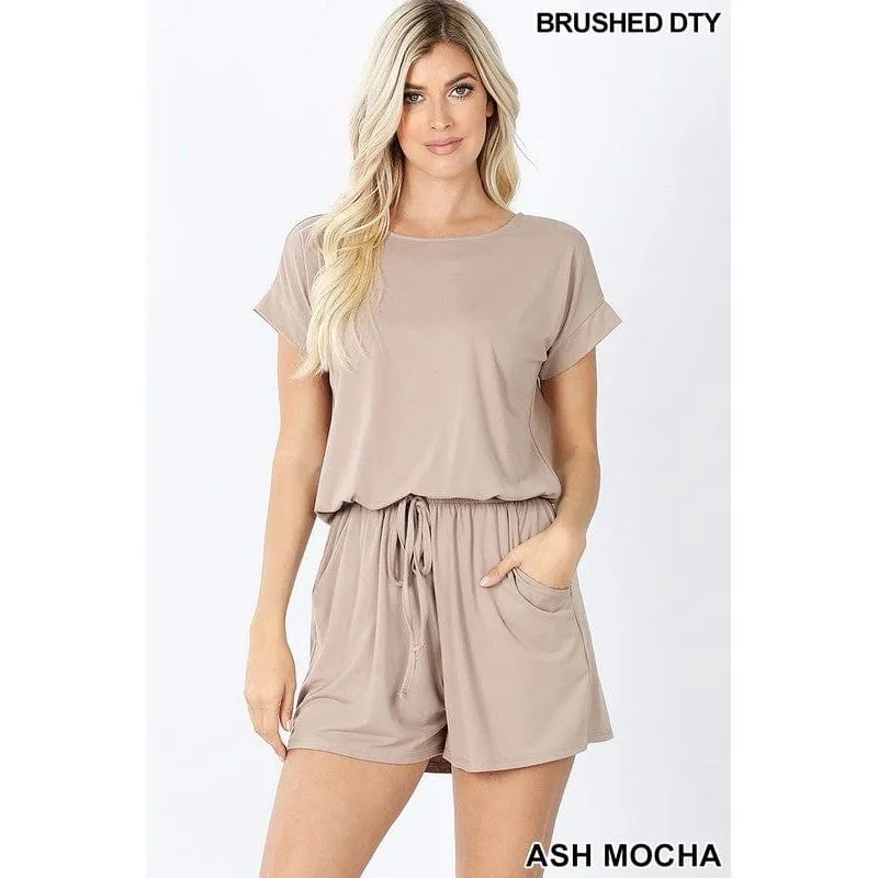 Romper with pockets