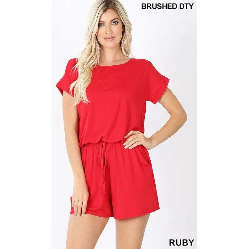 Romper with pockets
