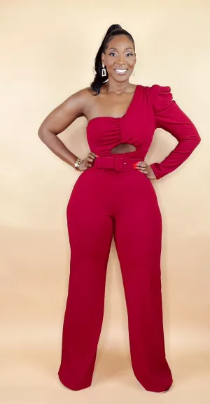 Ruby One Shoulder Jumpsuit