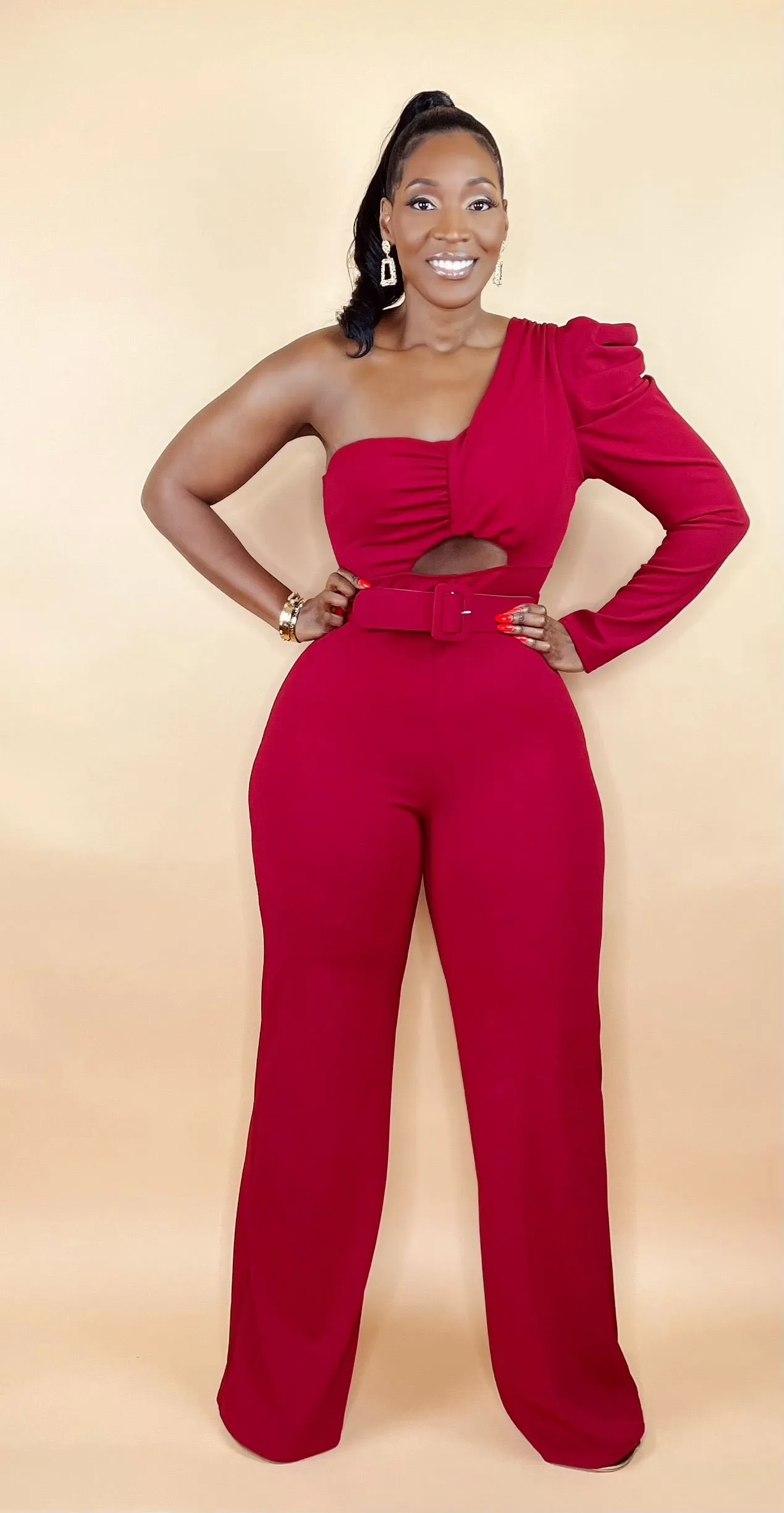 Ruby One Shoulder Jumpsuit