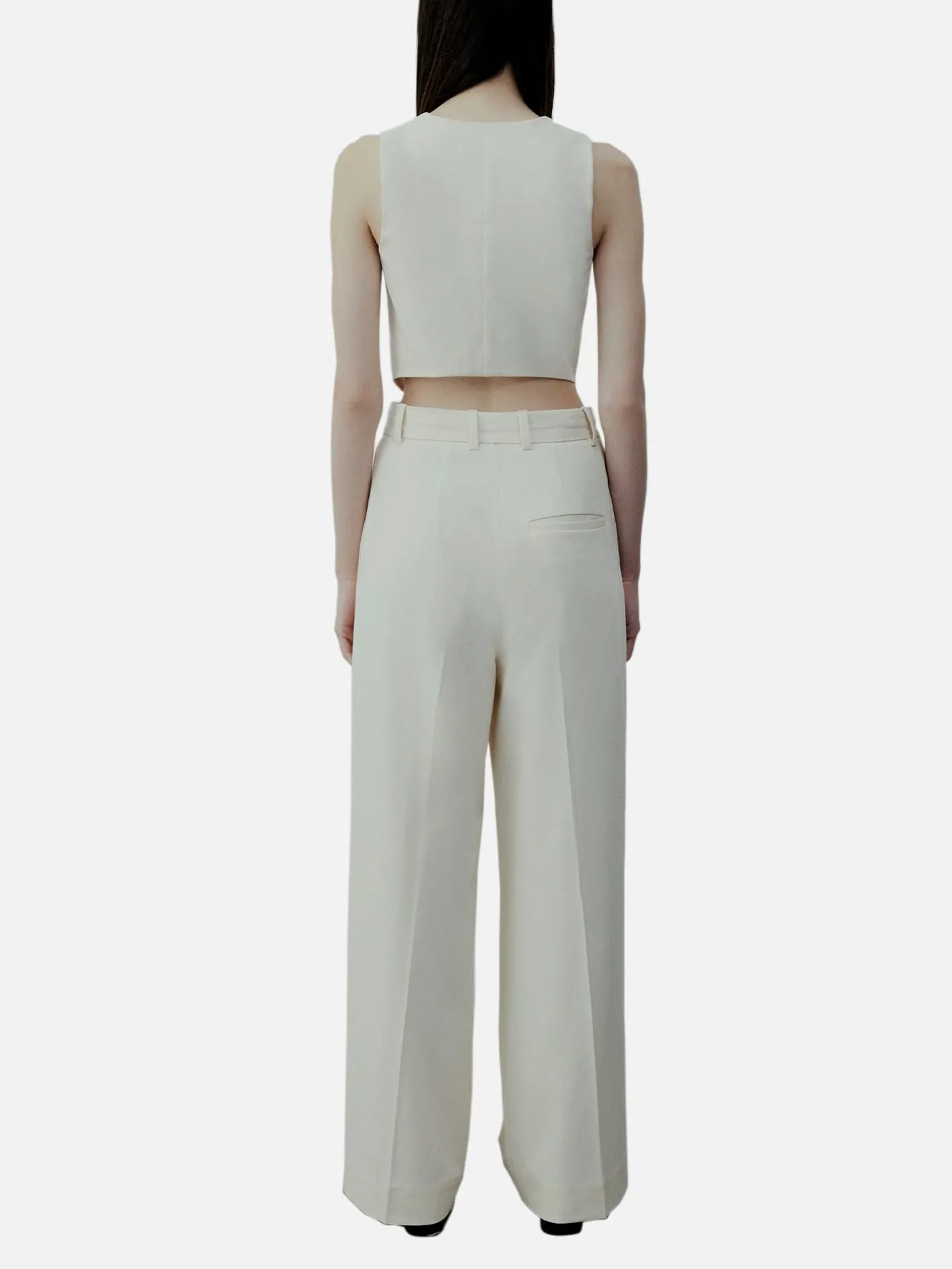 Sage Wide Leg Trousers