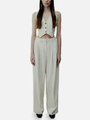 Sage Wide Leg Trousers