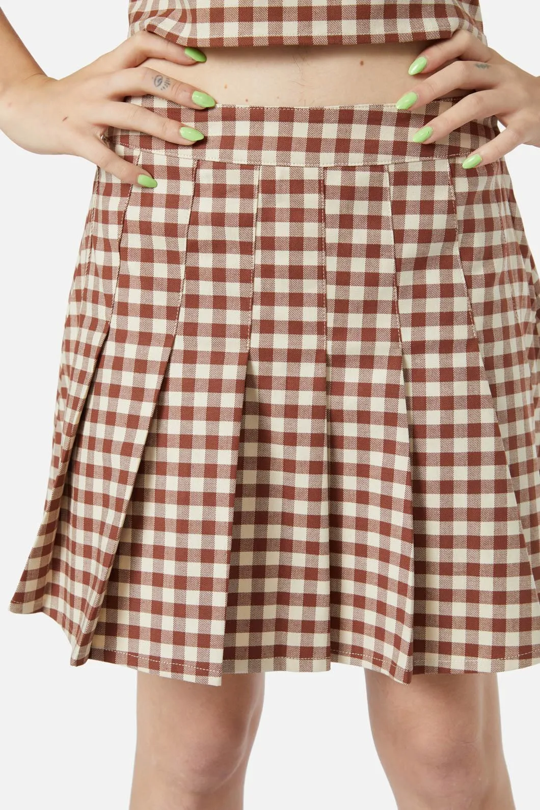 Saloon Gingham Skirt