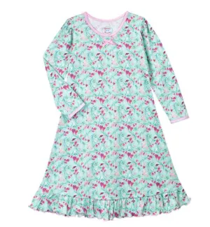Sara's Prints Heart Floral Nightgown