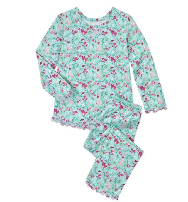 Sara's Prints Heart Floral Nightgown
