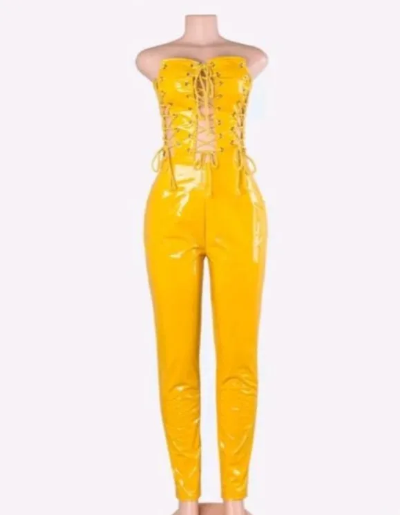 Sexy Lace Up Rompers