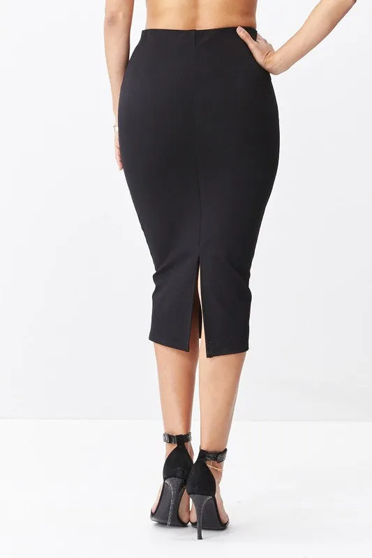 SKYLINE MIDI BODYCON SKIRT