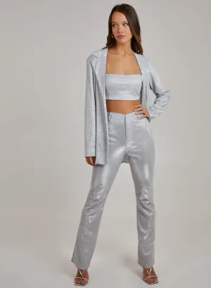 Sparkle Wide Leg Formal Trousers