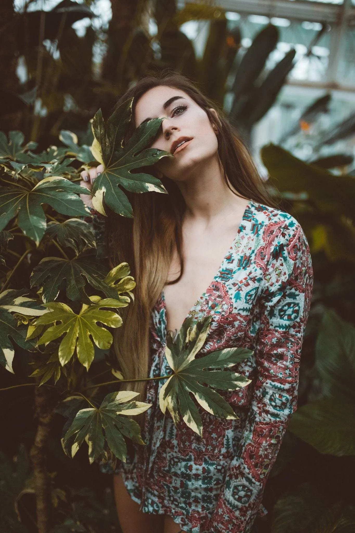 SUNSET ROSE ROMPER