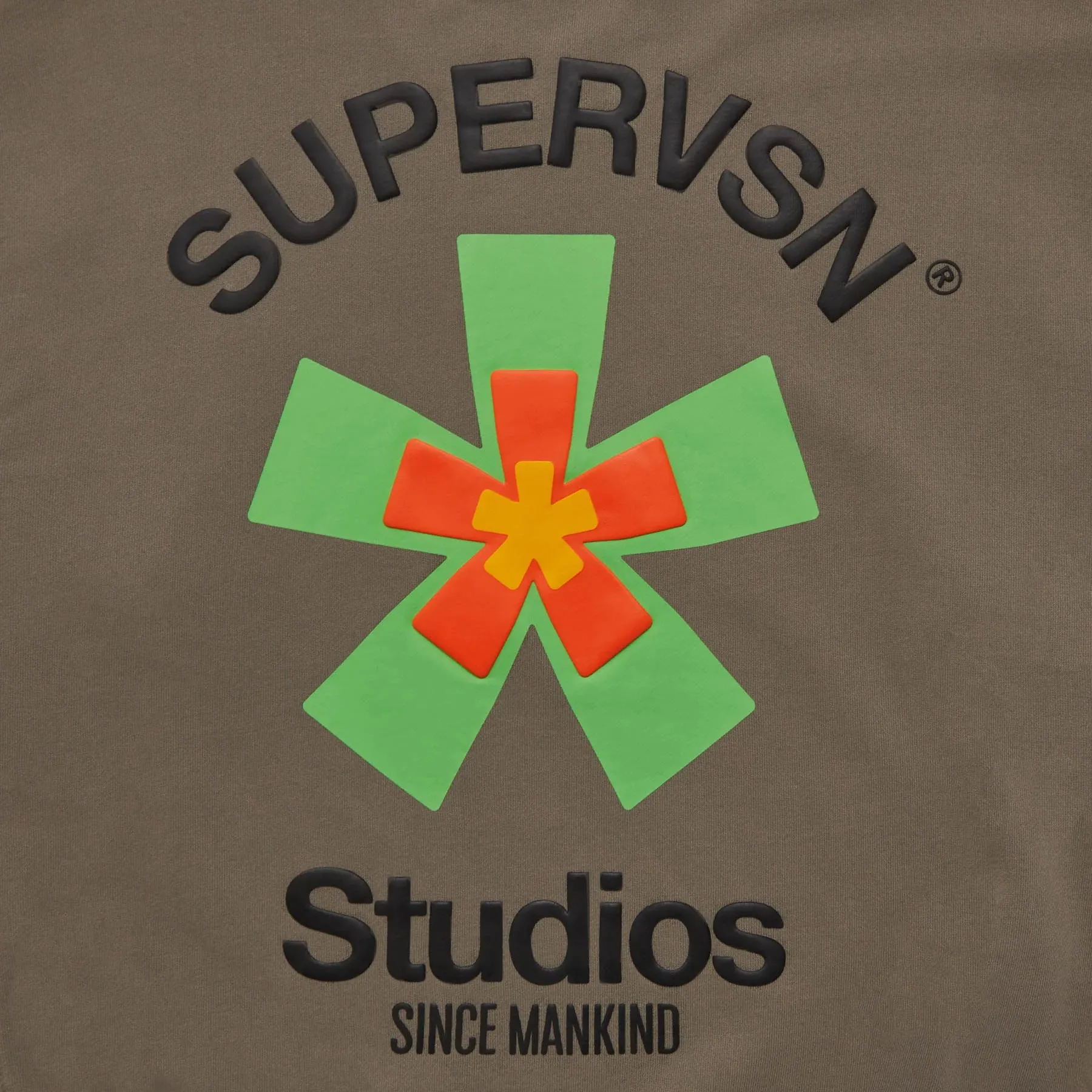 SUPERVSN Studio Starburst Crewneck Sweatshirt ' Brown'