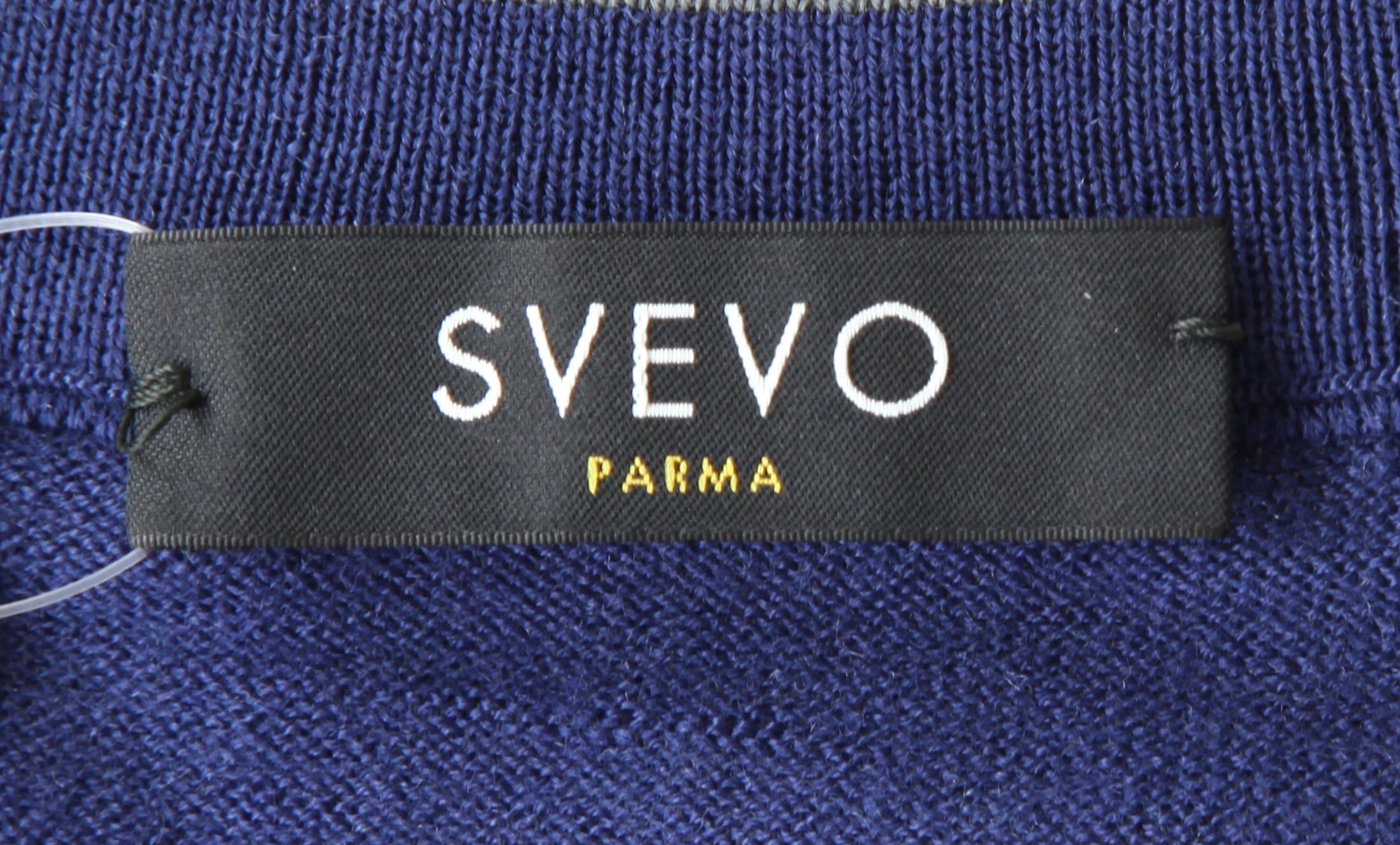 Svevo Parma Blue Crewneck Sweater