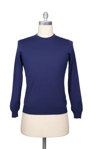 Svevo Parma Blue Crewneck Sweater