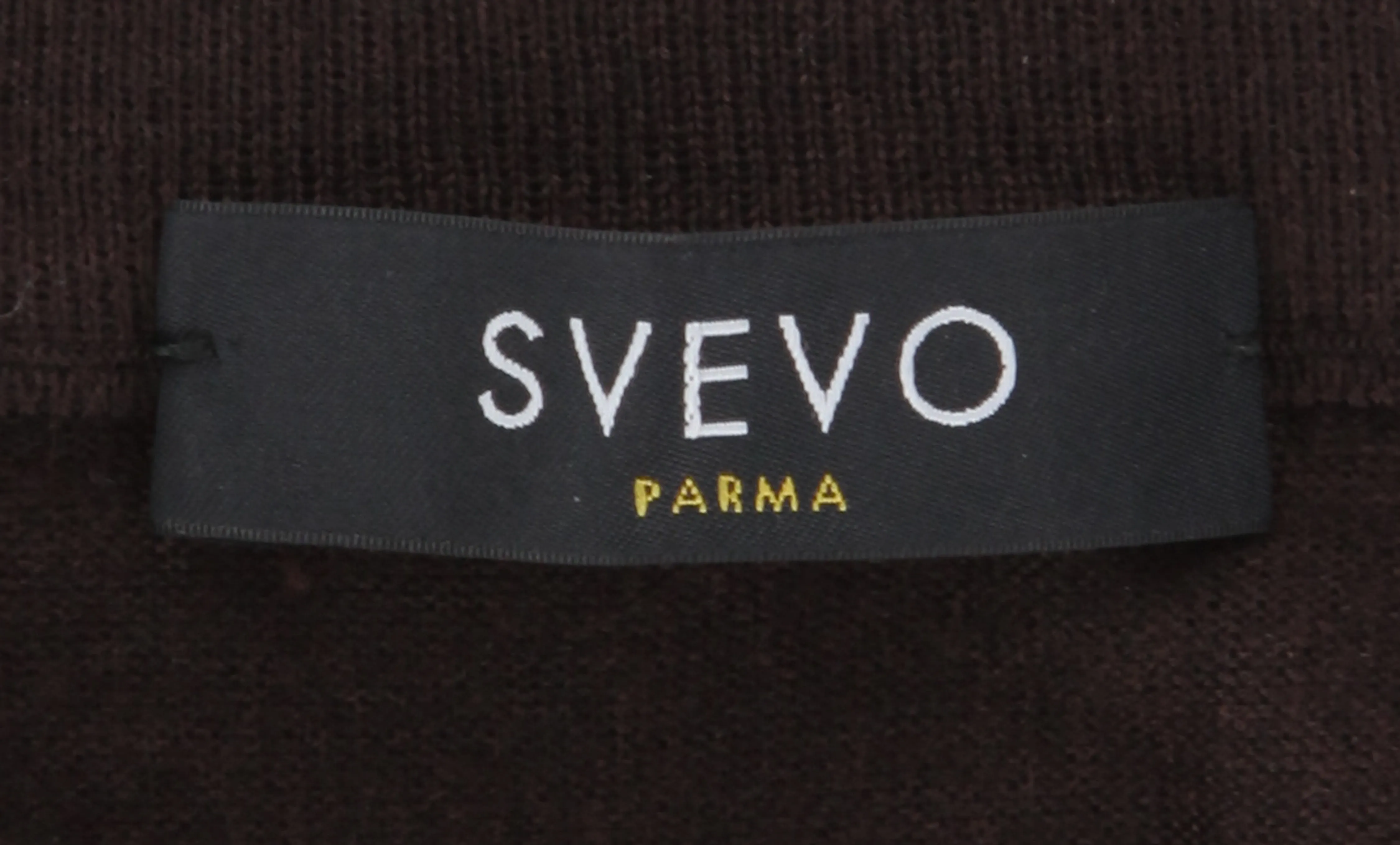 Svevo Parma Dark Brown V-Neck Sweater