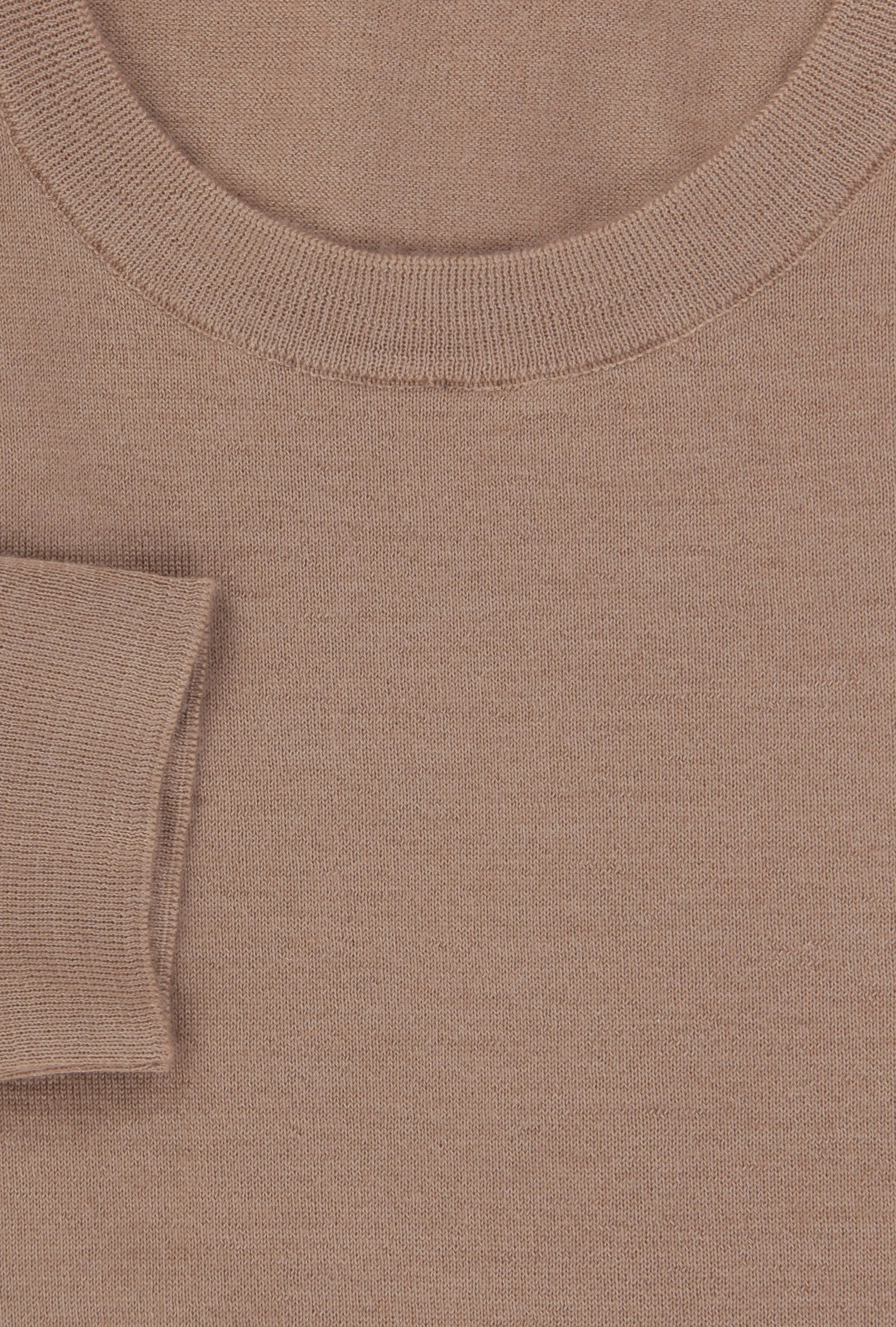 Svevo Parma Light Brown Crewneck Sweater