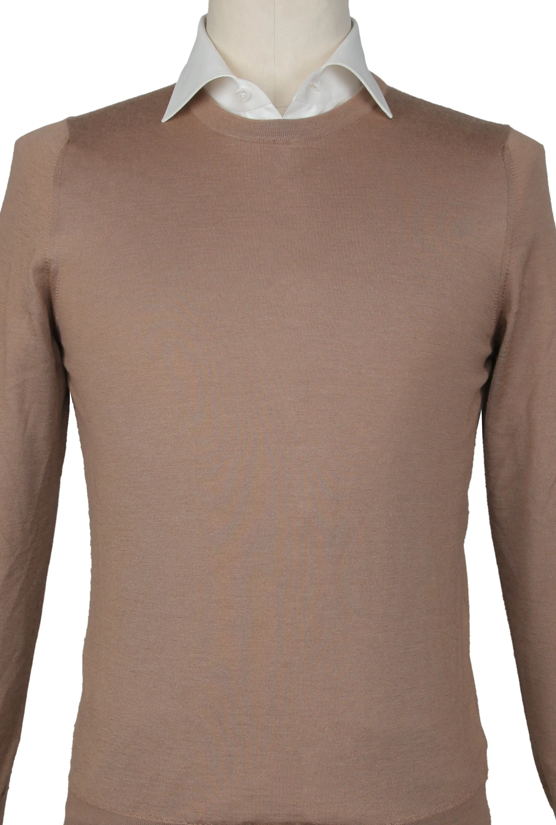 Svevo Parma Light Brown Crewneck Sweater