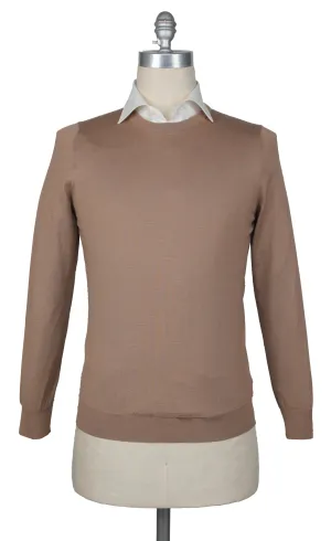 Svevo Parma Light Brown Crewneck Sweater