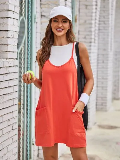 Tara Lovelet Scoop Neck Cami Dress and Shorts Set