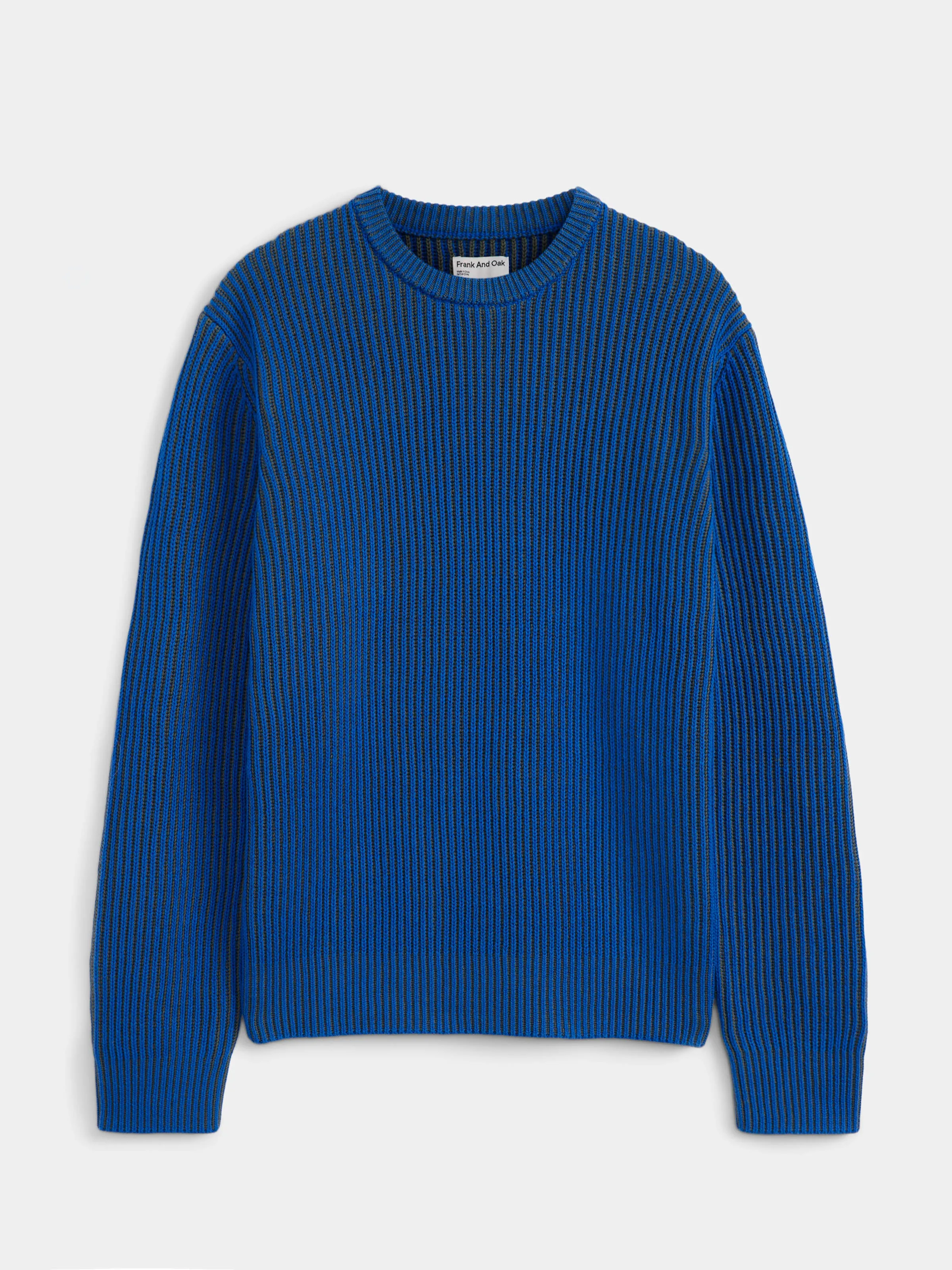 The Ribbed Sweater in Nautical Blue
