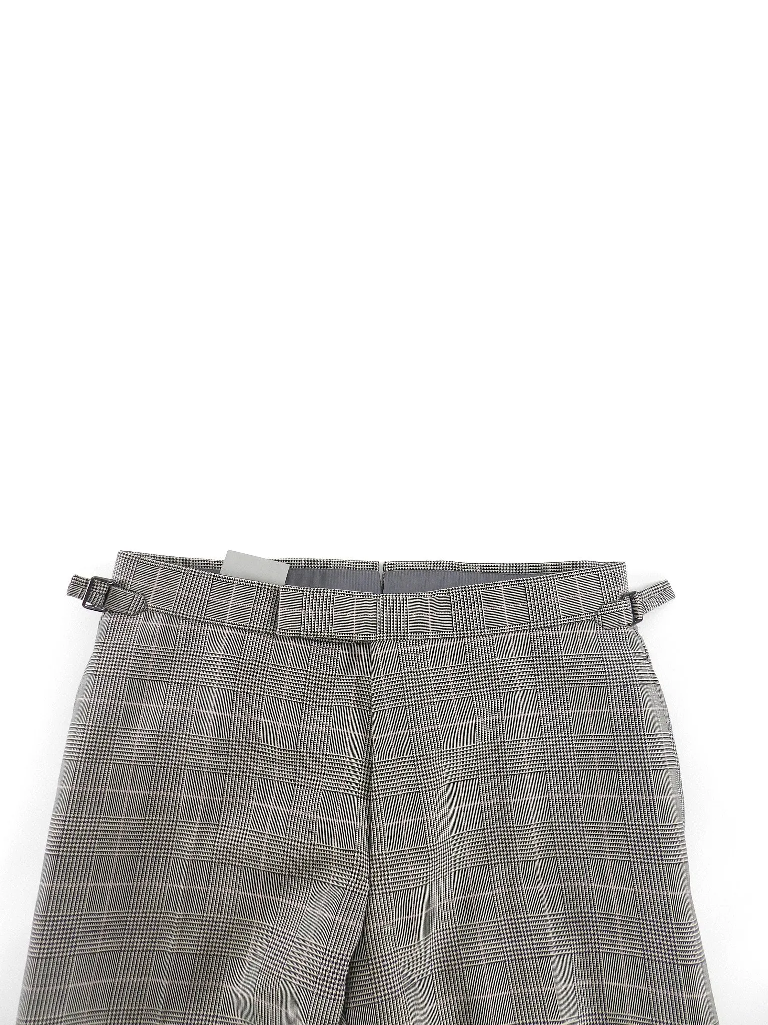 Tom Ford 3 Piece Grey White and Black Check Suit - 42