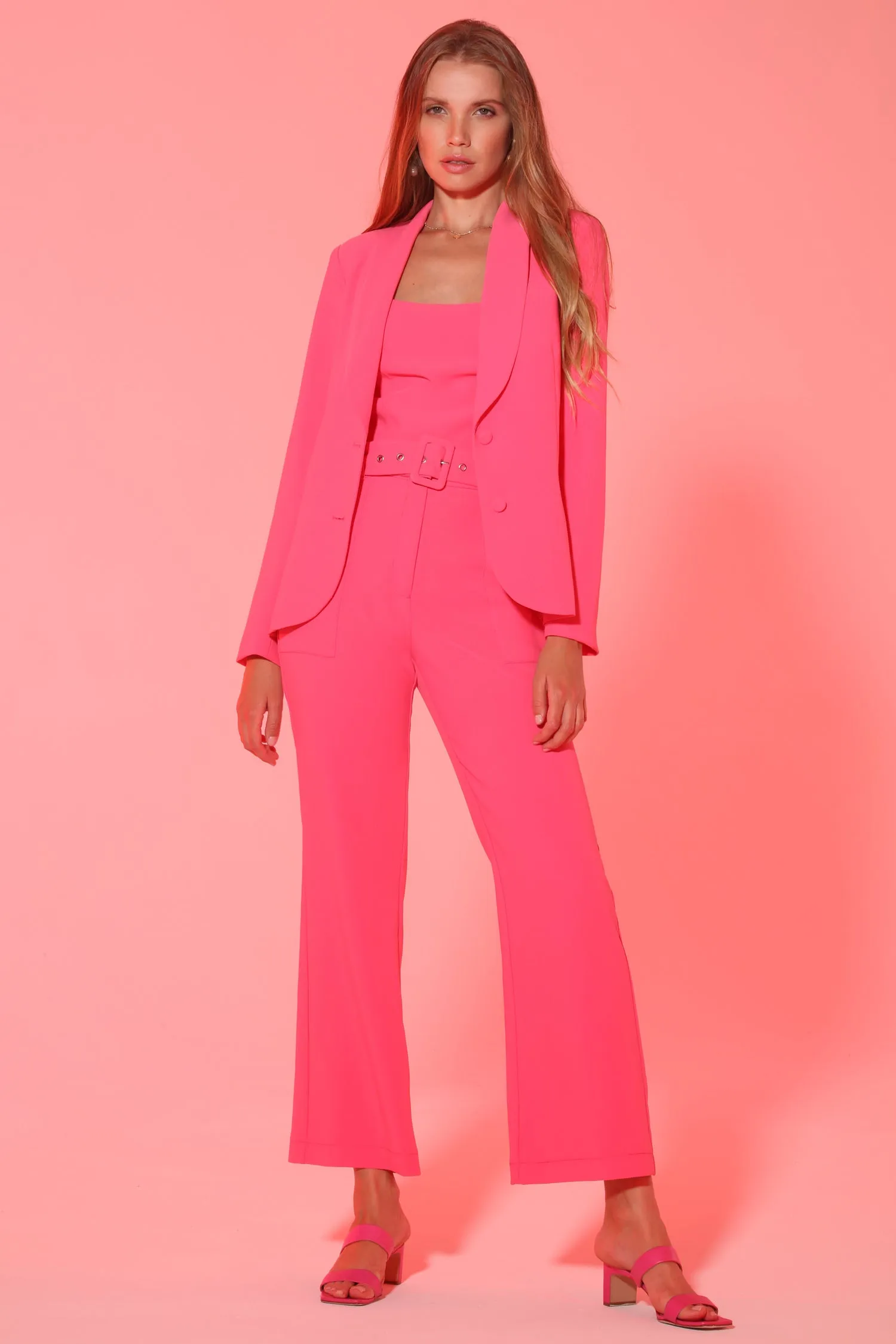 Toni High Rise Belted Trousers - FINAL SALE