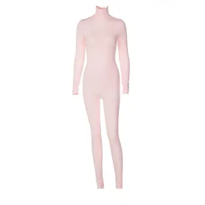 Turtleneck Long Sleeve Jumpsuit
