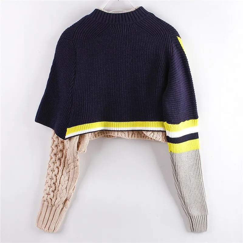 Two Pieces Knitted Pullovers Sweater