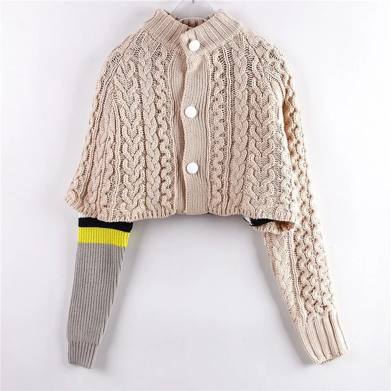 Two Pieces Knitted Pullovers Sweater